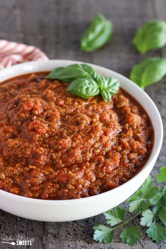 Side of Meat Sauce.
