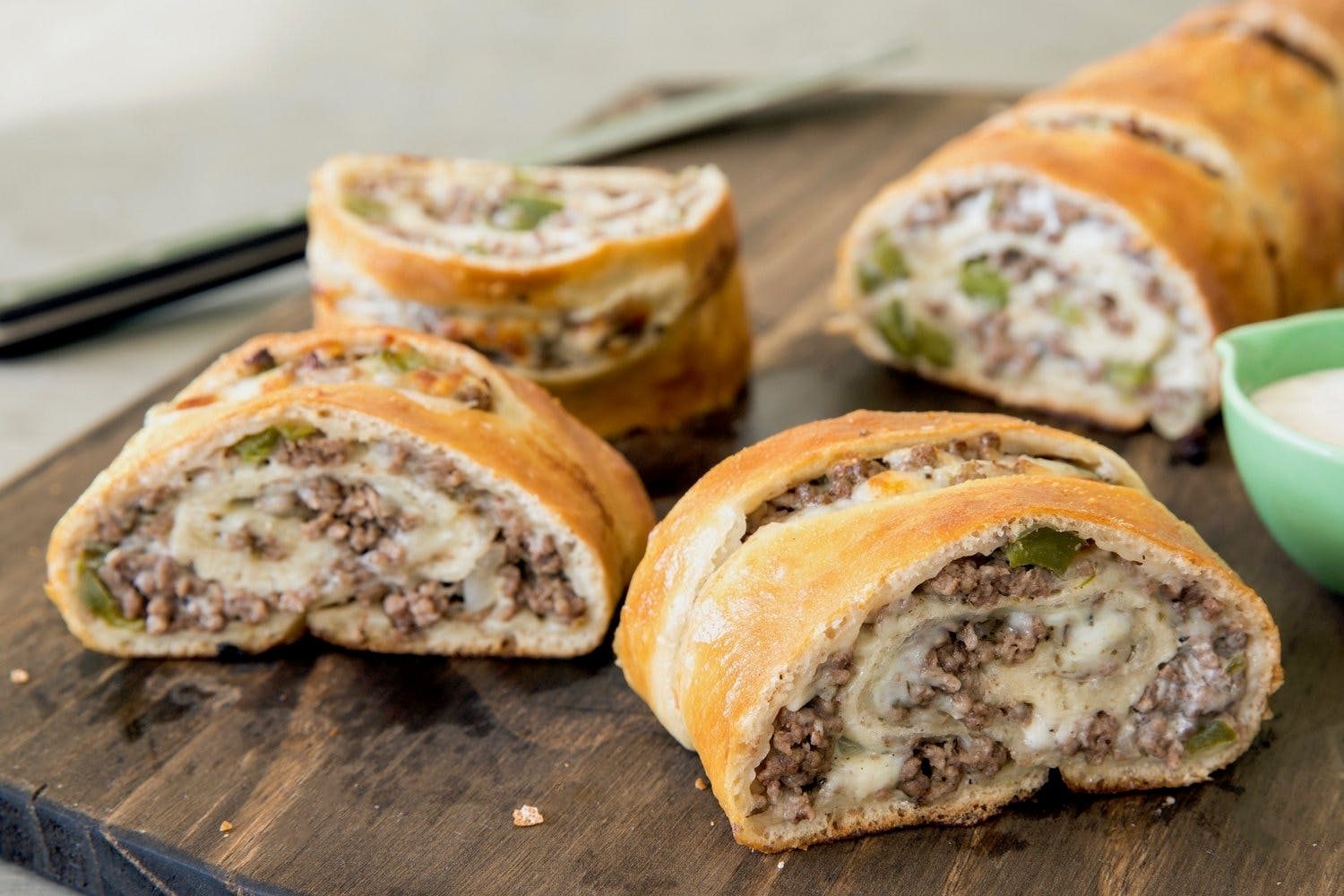 Steak Stromboli Special.