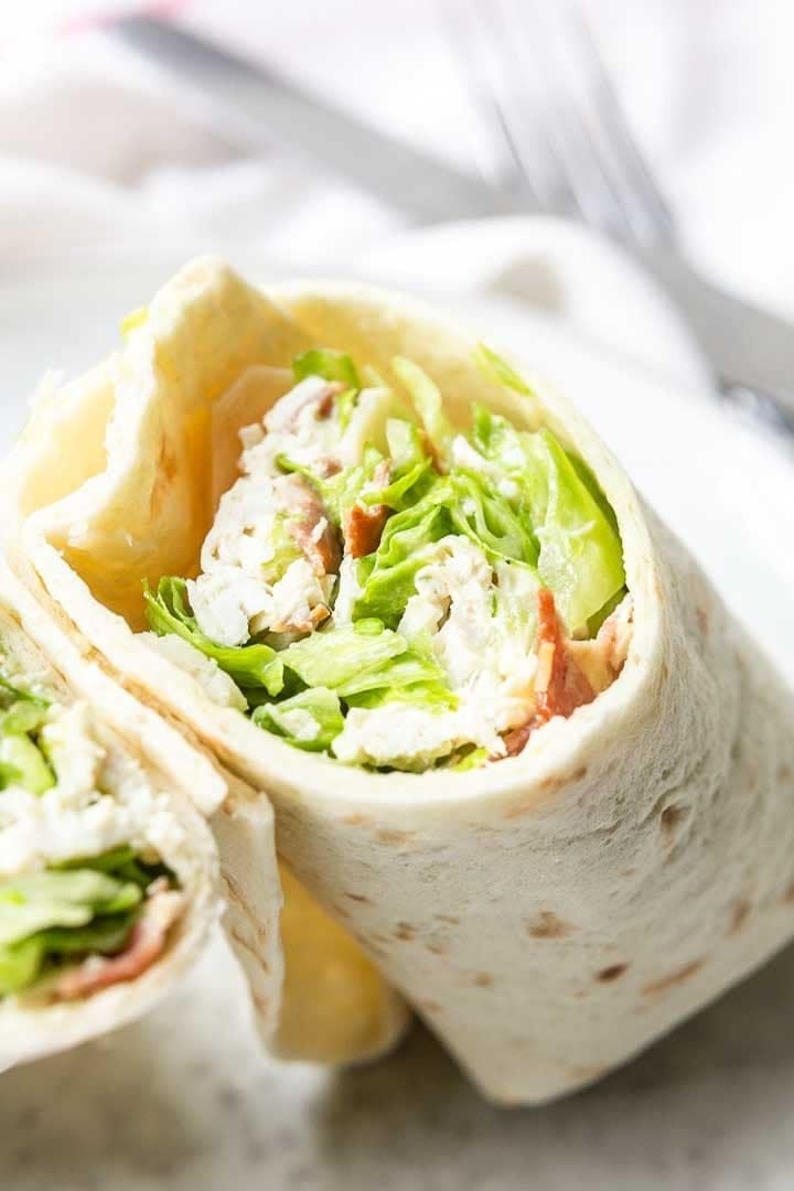 Chicken Caesar Wrap.
