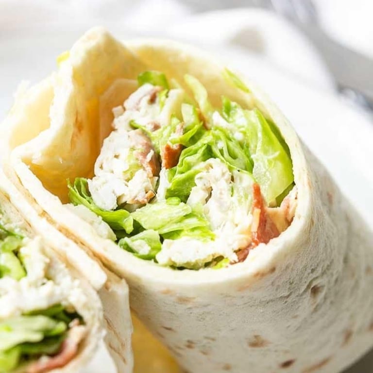 Chicken Caesar Wrap Delight