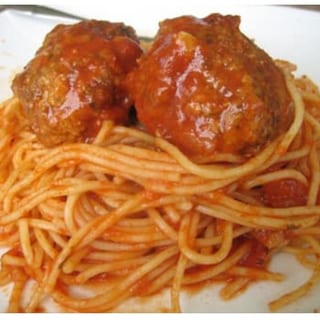 Spaghetti with Meatball Sauce