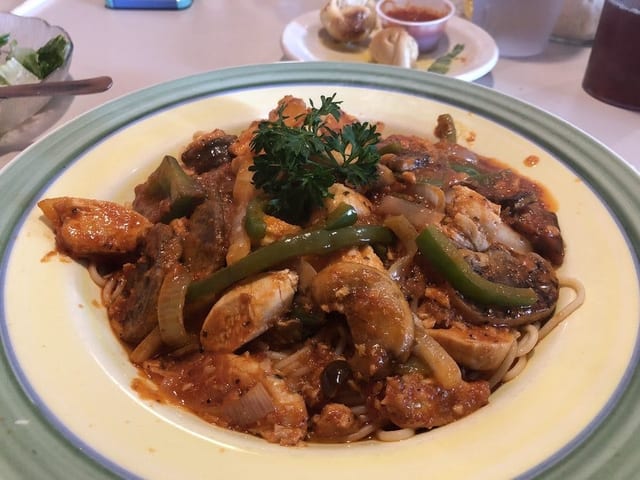 Chicken Cacciatore.